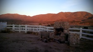 View from the back porch.